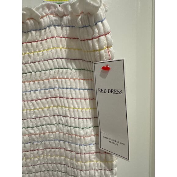 MSRP $109 NWT Aura Shirred Colorful Fitted Mini Size M SAME DAY/NEXT DAY SHIP - Picture 3 of 7